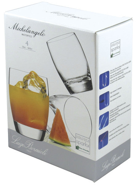 Luigi Bormioli Michelangelo Masterpiece DOF Glasses 345ml  - Set 4