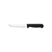 Tablekraft 12 Pack Black Handle Pointed Tip Steak Knife