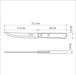 Tramontina Churrasco Steak Knife Serrated Narrow Blade Polywood Red 5", 11cm - LX2001 - Homewares, Outdoor, Phone Accessories, Cases, Speakers, Headphones + More -