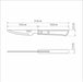 Tramontina Churrasco Steak Knife Spanish 6 Piece Set 11cm Brown Handles