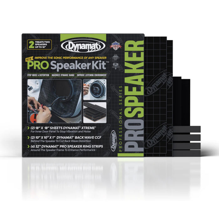 Dynamat Pro Speaker Kit (457Mm X 457Mm X 5Mm) - 2 Sheet Pack (0.84 Sq Metre Cove