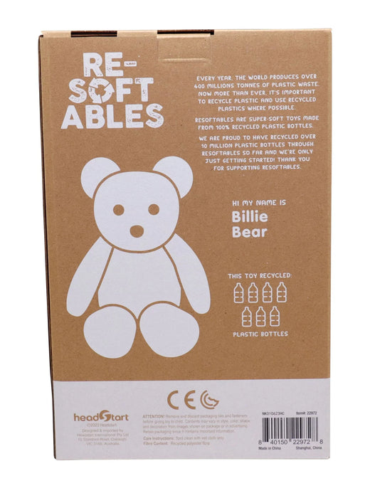 Resoftables 12" Medium - Billie - Teddy Bear - LX2001 - Homewares, Outdoor, Phone Accessories, Cases, Speakers, Headphones + More -