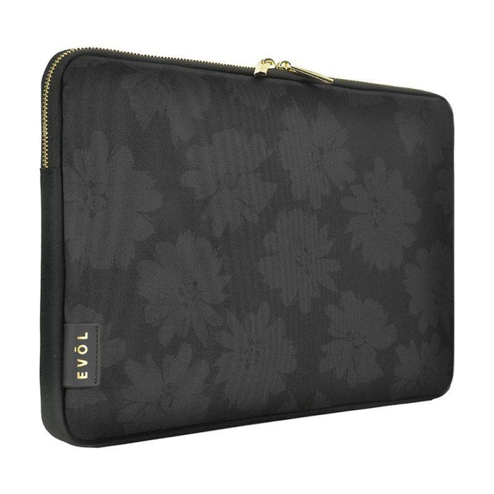 Generation Earth Artisan Recycled 13.3"-14.1" Laptop Sleeve – Black Flower - LX2001 - Homewares, Outdoor, Phone Accessories, Cases, Speakers, Headphones + More -