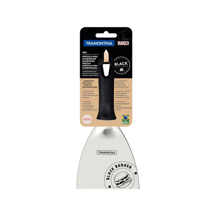 Tramontina Churrasco Black Barbecue Burger Spatula 4", 11cm