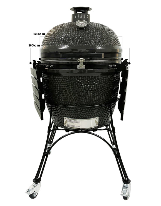 Firehawk 'Stringybark' Kamado Ceramic Charcoal BBQ 68cm (27") - Grey