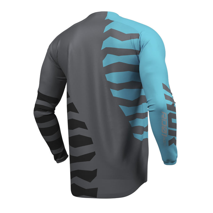 Jersey S27 Thor Mx Launchmode Shredded Charcoal/Aqua L