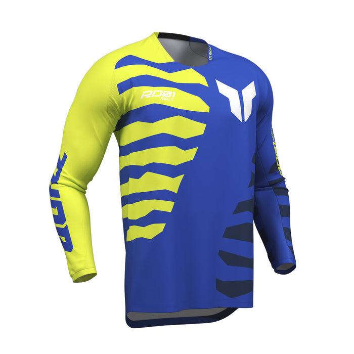 Jersey S27 Thor Mx Launchmode Shredded Blue/Acid S