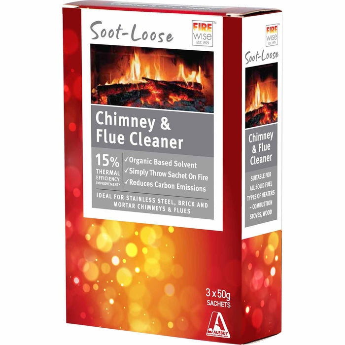 Firewise Soot-Loose Chimney and Flue Cleaner 3 x 50g