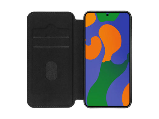3SIXT Samsung Galaxy S25 6.2" SlimFolio Wallet Case - Black