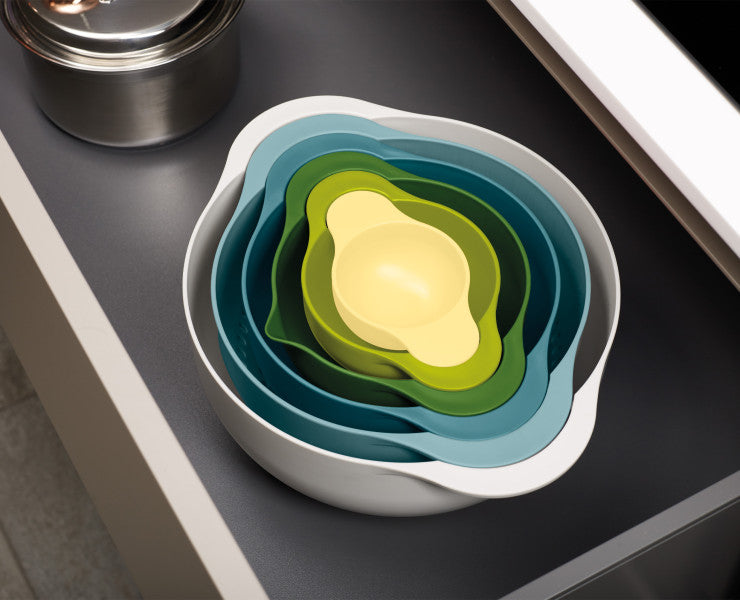 Joseph Joseph Duo 6pc Food Preparation Bowl Set (Opal)