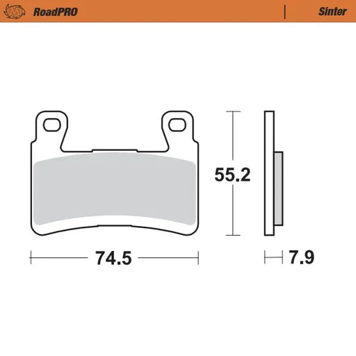 Brake Pads Front Moto Master Road Pro Sintered Kawasaki Zx6R 13-On - LX2001 - Homewares, Outdoor, Phone Accessories, Cases, Speakers, Headphones + More -