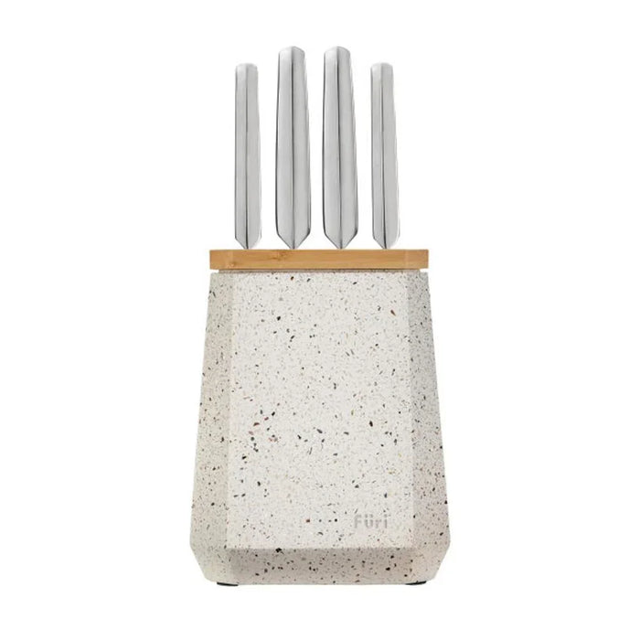Furi Stone Knife Block Azure Terrazzo Set 5 Piece - LX2001 - Homewares, Outdoor, Phone Accessories, Cases, Speakers, Headphones + More -
