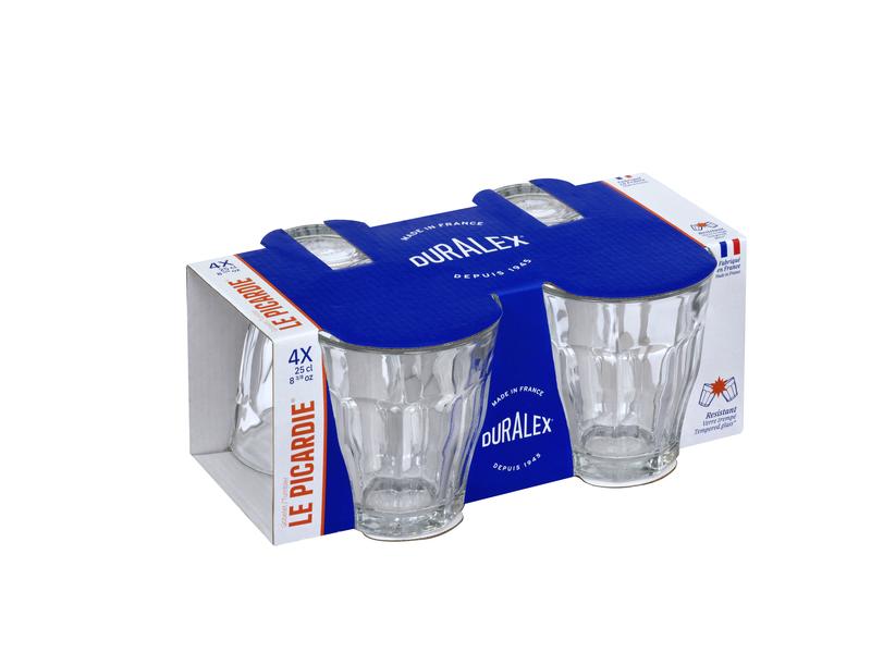 Duralex Picardie Tumbler 250ml - Set 4