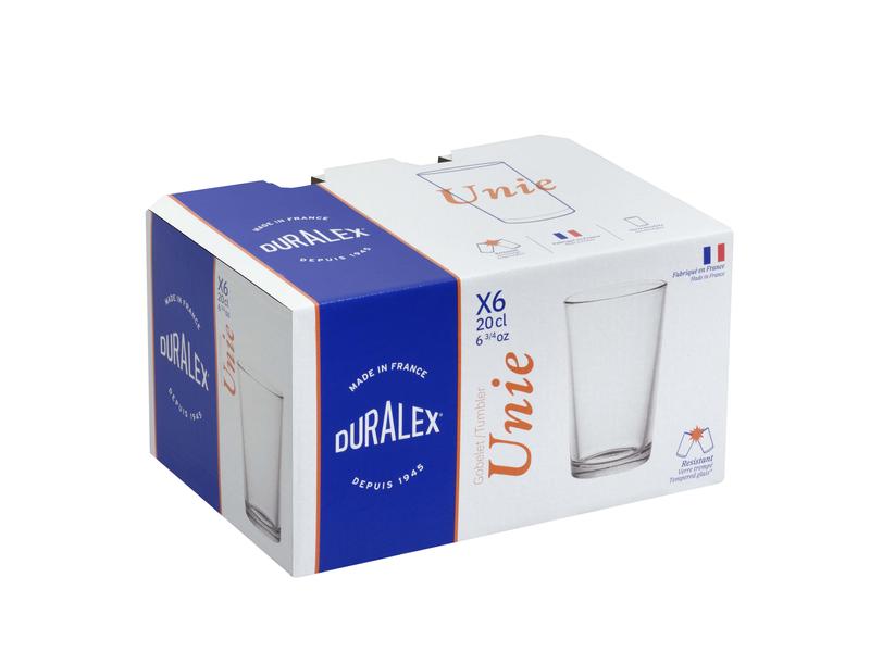 Duralex Unie Tumbler 200ml - Set 6