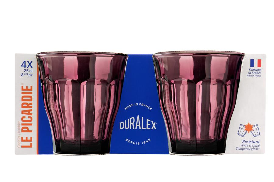 Duralex Picardie Tumbler Plum 250ml - Set 4