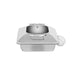 Chef Inox Deluxe Chafer Rectangular 2/3 Size with Glass Lid & Side Dish