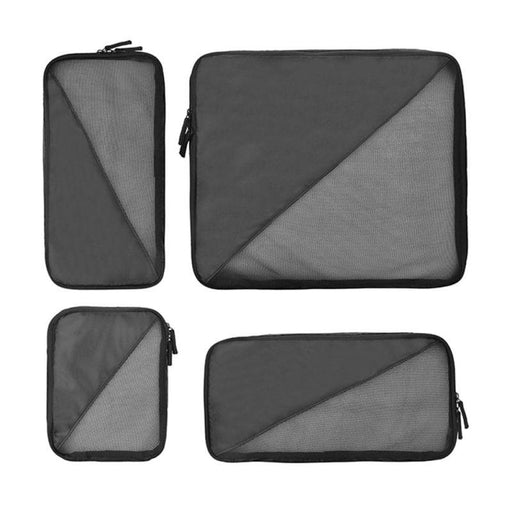 Generation Earth Recycled Packing Cubes Set of 4 – Black - LX2001 - Homewares, Outdoor, Phone Accessories, Cases, Speakers, Headphones + More -