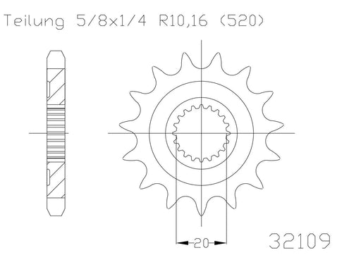 SPROCKET FRONT MOTO MASTER EC250F EC300F EC450F YAMAHA YZ125 YZ250F YZ250FX WR250F WR250R 13T - LX2001 - Homewares, Outdoor, Phone Accessories, Cases, Speakers, Headphones + More -