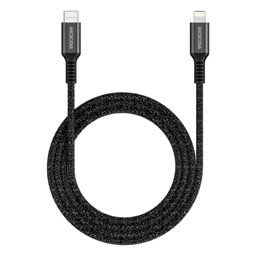 Microdia Execable Tweed Pd60W 1.3M Usb-C To Lightning Cable - Charcoal - LX2001 - Homewares, Outdoor, Phone Accessories, Cases, Speakers, Headphones + More -