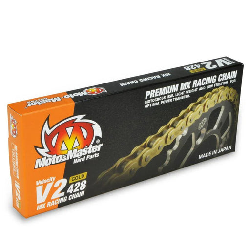 Chain 428 - 130 Link Gold Moto-Master V2 Chain Lightweight High-Performance Chai - LX2001 - Homewares, Outdoor, Phone Accessories, Cases, Speakers, Headphones + More -