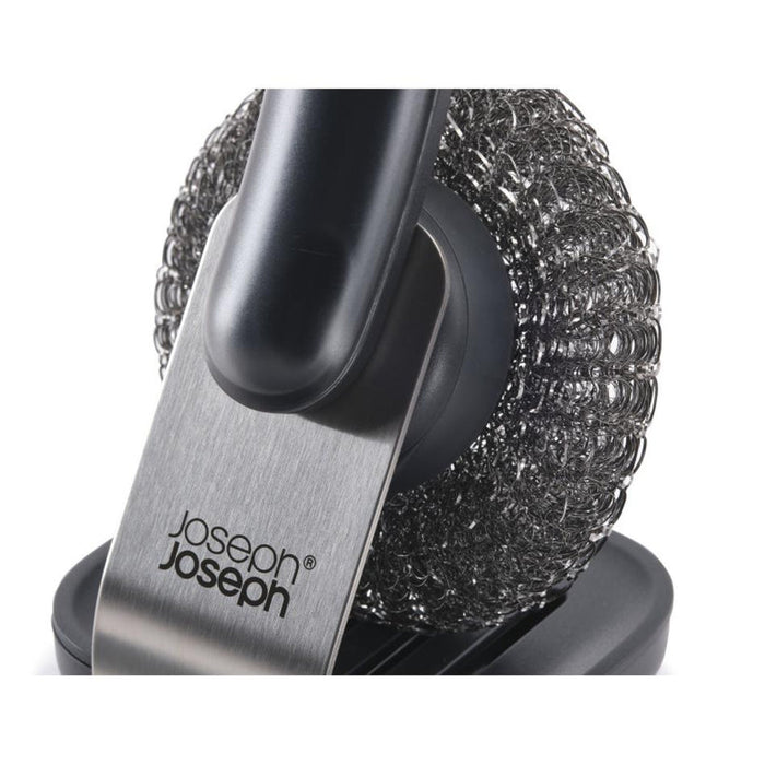 Joseph Joseph SinkTech Dish Brush with stainless-steel storage stand