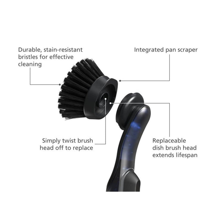 Joseph Joseph SinkTech Soap-dispensing dish brush with replacement head
