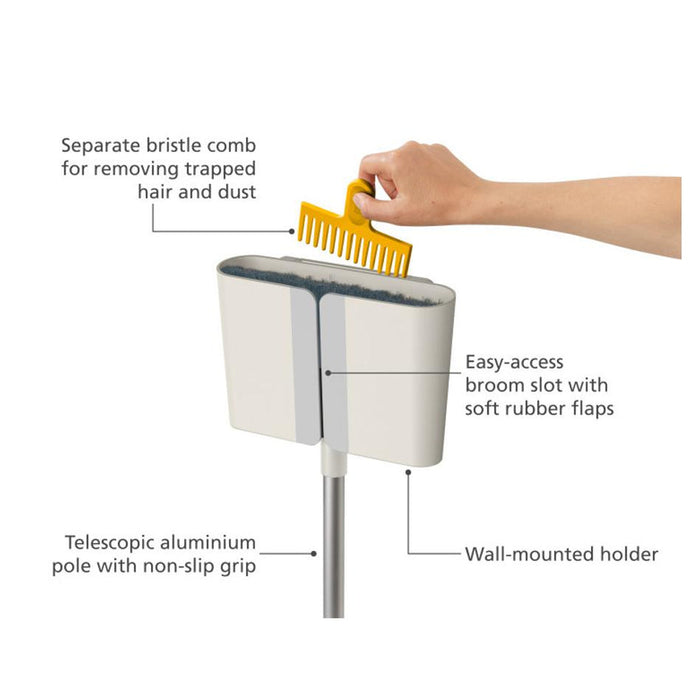 Joseph Joseph CleanTech Wall-Mounted Broom