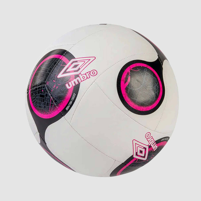 Umbro Neo Swerve Team FB - Size 5 - White/Black/Pink Glo/Carbon Soccer Ball / Football