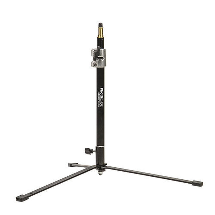 Phottix Saldo 62 Light Stand, Chrome & Black - 62Cm