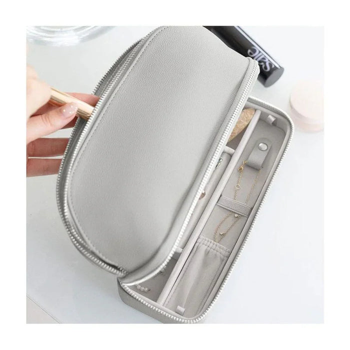 Stackers Makeup and Jewellery Bag Pebble Grey - LX2001 - Homewares, Outdoor, Phone Accessories, Cases, Speakers, Headphones + More -