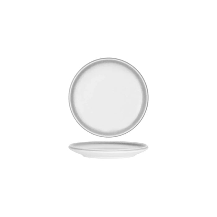 Tablekraft Frosted Steel Round Coupe Plate 200mm - LX2001 - Homewares, Outdoor, Phone Accessories, Cases, Speakers, Headphones + More -