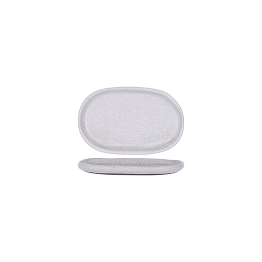 Tablekraft Naturals Ash Grey Oval Plate 210x135x20mm