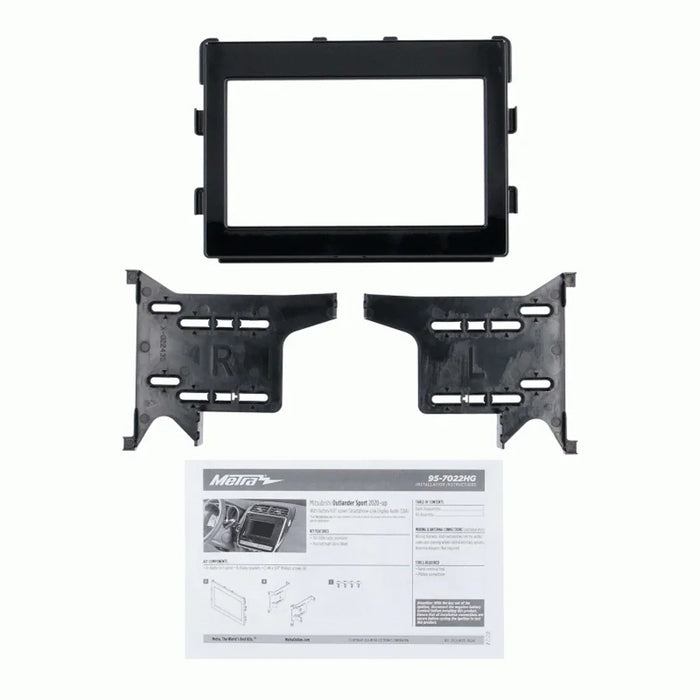 Fitting Kit Mitsubishi Outlander 2020 On Din & Double Din (Black) - LX2001 - Homewares, Outdoor, Phone Accessories, Cases, Speakers, Headphones + More -