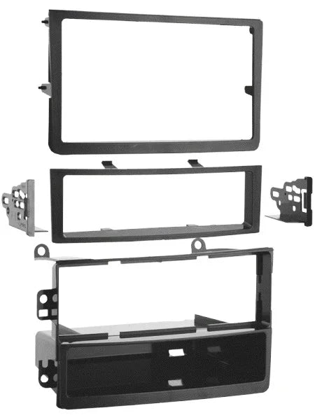 fitting kit nissan 350z 2006 - 2008 din & double din (black) - LX2001 - Homewares, Outdoor, Phone Accessories, Cases, Speakers, Headphones + More -