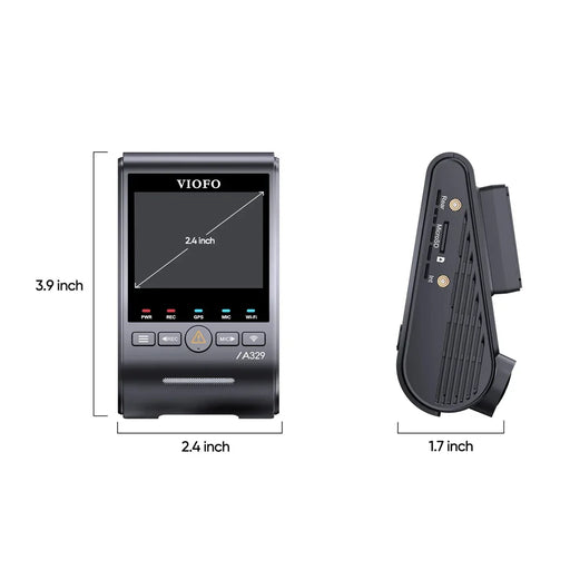 Viofo Dashcam A329 4K Single Channel Wifi 6 Gps - LX2001 - Homewares, Outdoor, Phone Accessories, Cases, Speakers, Headphones + More -