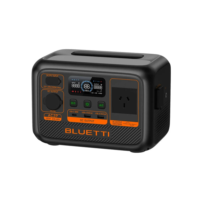 Bluetti Ac2P Portable Power Station | 300W 230Wh - LX2001 - Homewares, Outdoor, Phone Accessories, Cases, Speakers, Headphones + More -