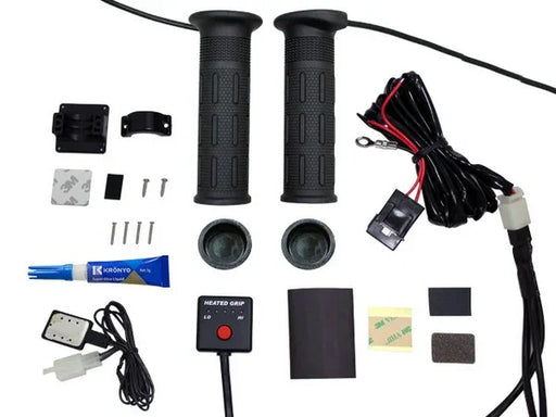 HOT GRIPS ATV: HEATHER WITH 5-STEP DIGITAL SWITCH SPEC: THUMBHEATER &amp;GLUE 7/8+7/8 L:134MM12A 35W - LX2001 - Homewares, Outdoor, Phone Accessories, Cases, Speakers, Headphones + More -