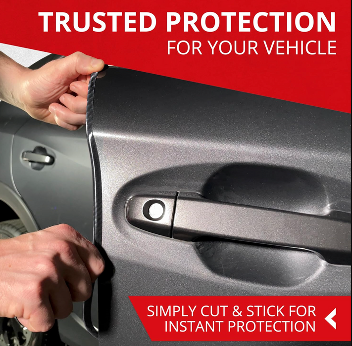 All-Fit Automotive Car Door Edge Protector Made in the USA 10 Ft - Carbon Fiber