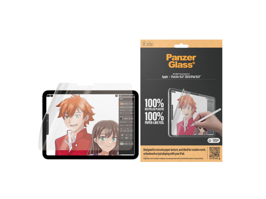 Apple PanzerGlass Graphic Paper iPad Air 11" 6th Gen (2024) Screen Protector