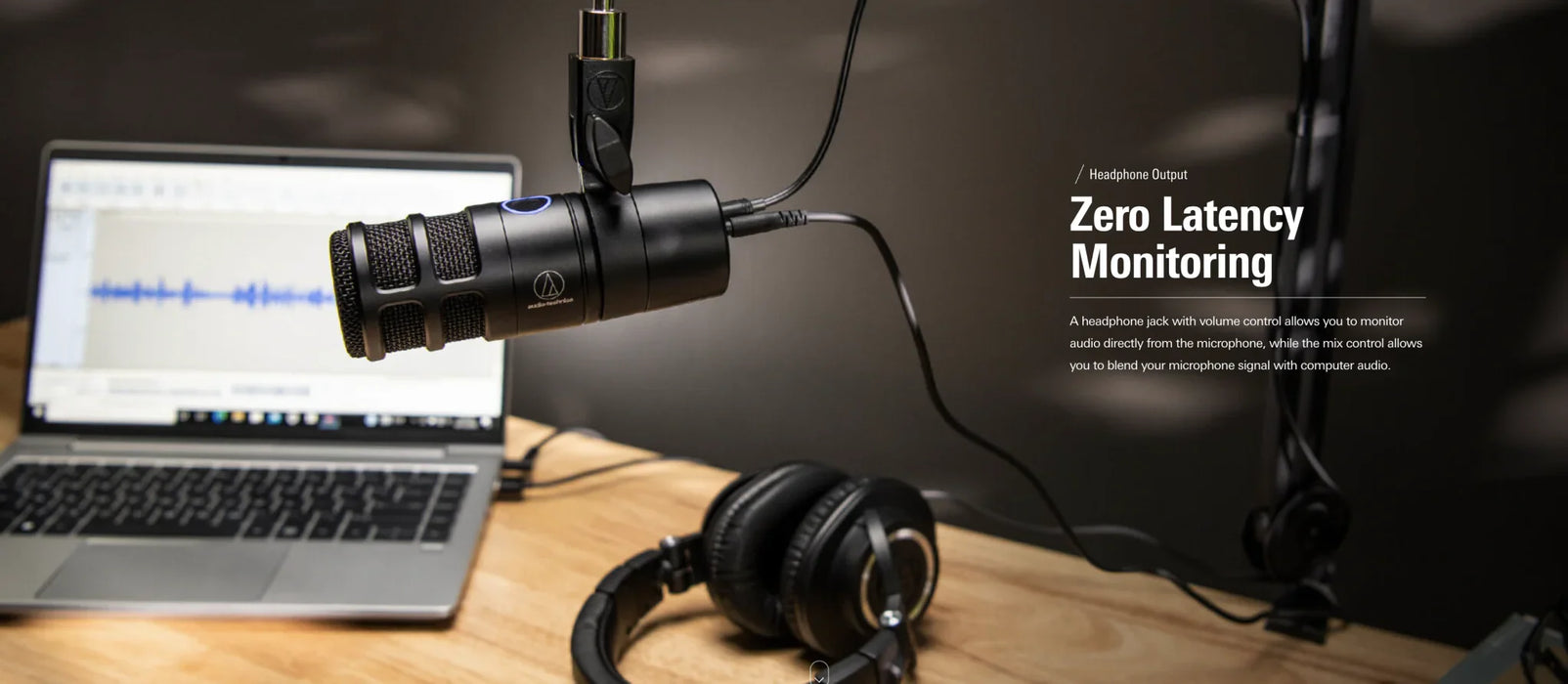 Audio-Technica AT2040USB Hypercardioid Dynamic Podcast Microphone Mic - LX2001 - Homewares, Outdoor, Phone Accessories, Cases, Speakers, Headphones + More -