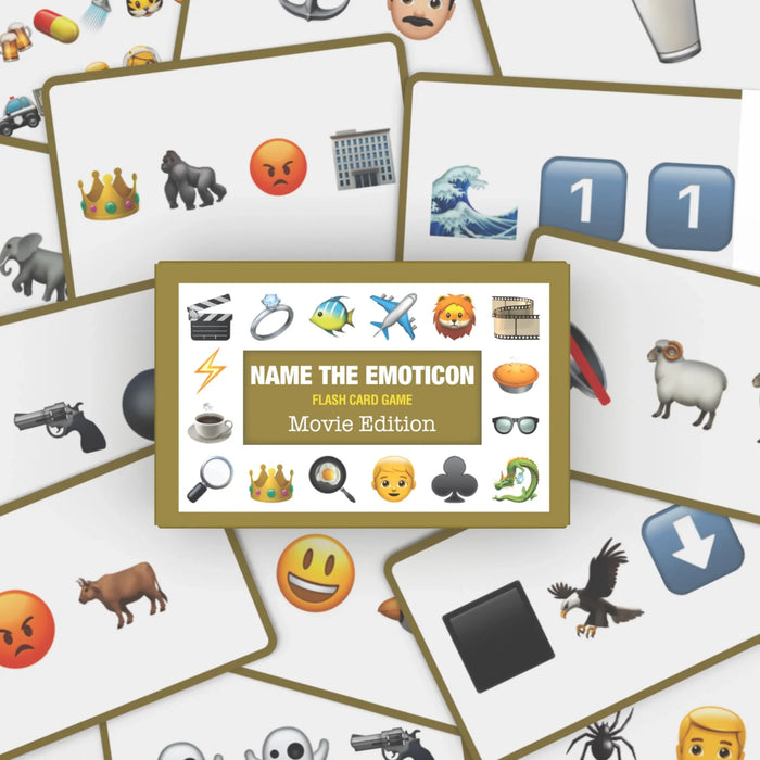 Name the Emoji Movie Card Game CDU12 - LX2001 - Homewares, Outdoor, Phone Accessories, Cases, Speakers, Headphones + More -