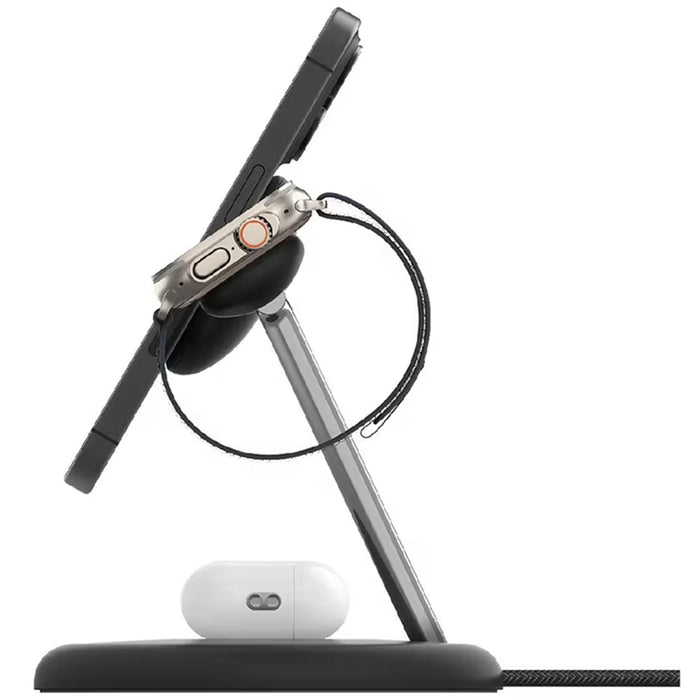 Belkin BoostCharge Pro 3-in-1 Magnetic Wireless Charging Stand - Black