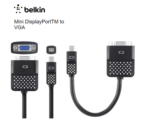 Belkin Mini Displayport to VGA Adapter F2CD028BT - LX2001 - Homewares, Outdoor, Phone Accessories, Cases, Speakers, Headphones + More -