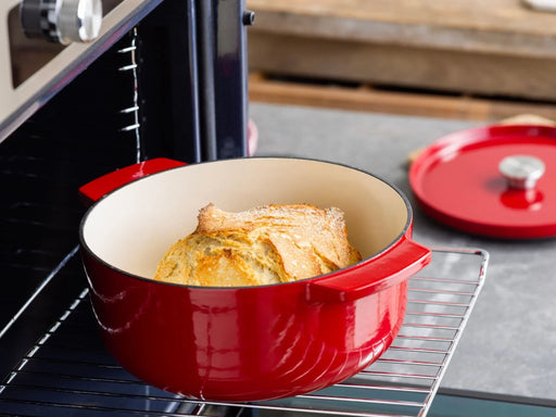 KitchenAid Kitchen Aid Empire Red Covered Round Casserole 26cm/5.2L - LX2001 - Homewares, Outdoor, Phone Accessories, Cases, Speakers, Headphones + More -
