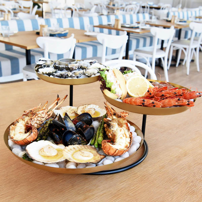 Chef Inox
Seafood Stand 3-Tier Brass / Iron 640x560x230mm - LX2001 - Homewares, Outdoor, Phone Accessories, Cases, Speakers, Headphones + More -