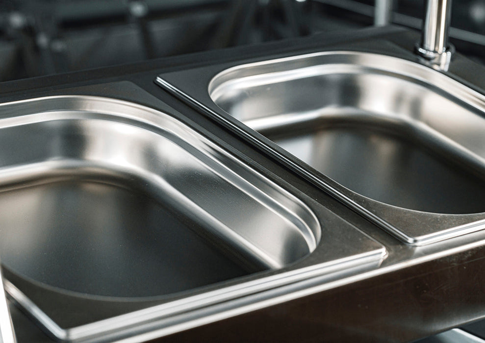 Chef Inox Gastronorm Pan 2/3 Size 354x325x65mm / 5.8Lt