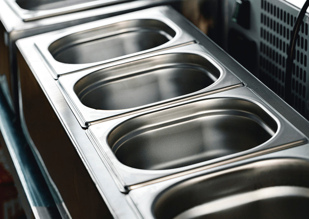 Chef Inox Gastronorm Pan 1/6 Size 176x162x65mm / 1.0Lt