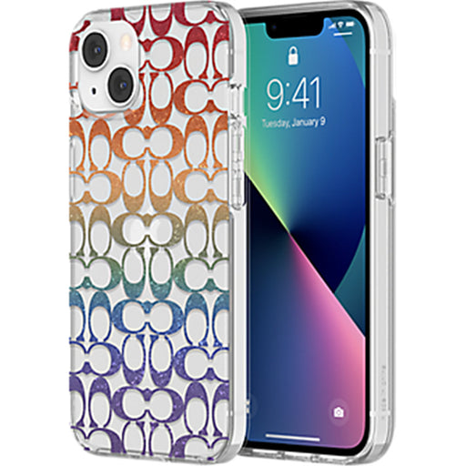 Coach Protective Case - iPhone 13 Pro - Rainbow Glitter