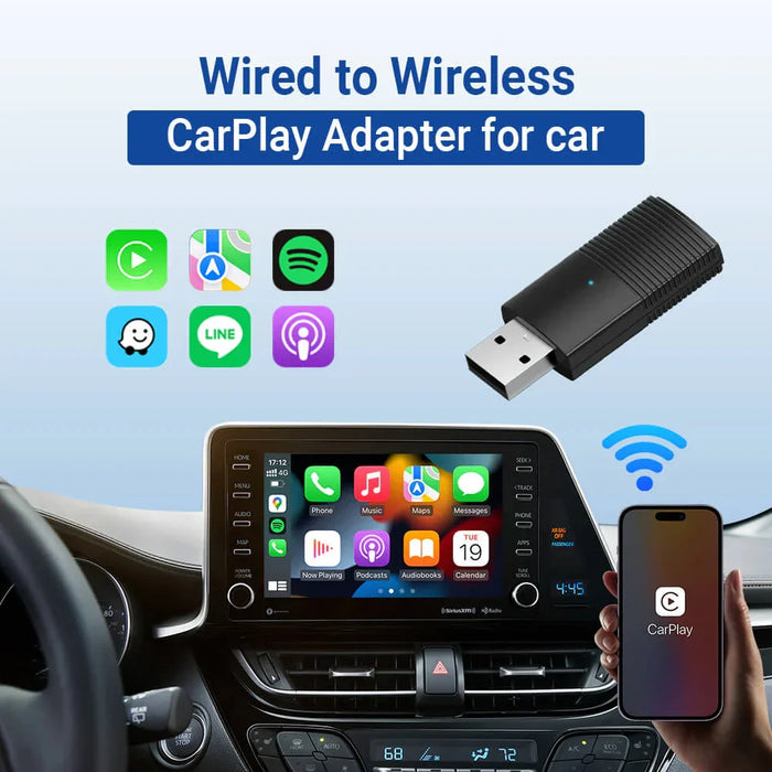 Ottocast Apple Carplay / Android Auto Wireless Usb Adapter Mini 2-In-1 - LX2001 - Homewares, Outdoor, Phone Accessories, Cases, Speakers, Headphones + More -