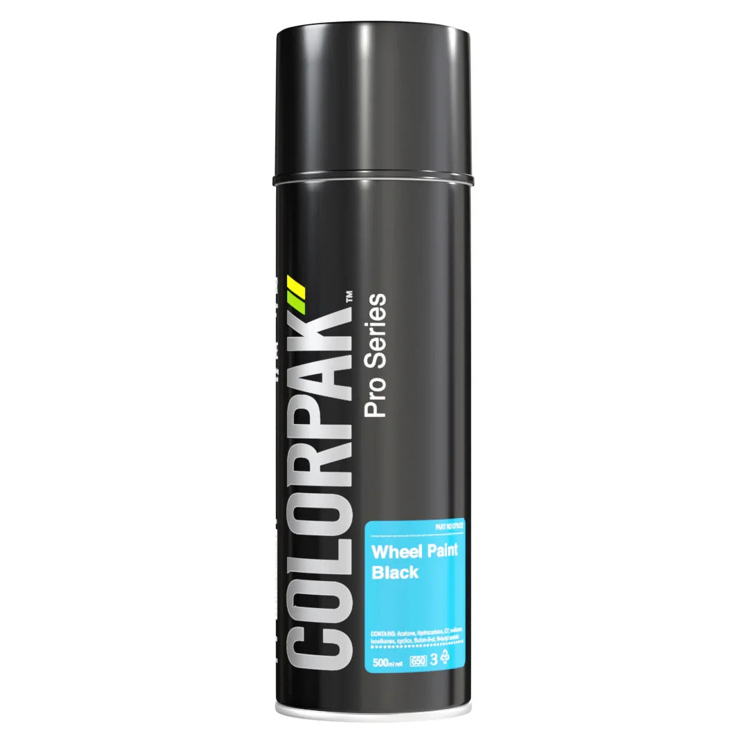 Colorpak Colorpak Pro Series Aerosol Wheel Paint Black Acryl 500Ml — LX2001 ...